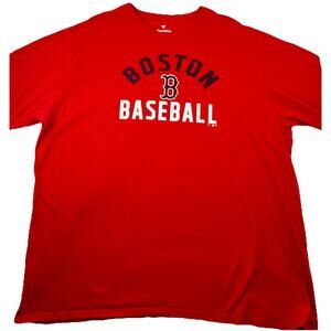 Boston Red Sox Fanatics Baseball Short Sleeve Tee Shirt Mens Size XXXL‎ EUC